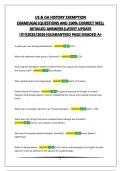 US & GA HISTORY EXEMPTION EXAM&lpar;UGA&rpar;&vert;QUESTIONS AND 100&percnt; CORRECT WELL DETAILED ANSWERS&vert;LATEST UPDATE &excl;&excl;&excl;&excl;&excl;&excl;2025&sol;2026&vert;GUARANTEED PASS&vert;GRADED A&plus;