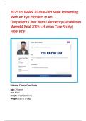 2025 IHUMAN 20-Year-Old Male Presenting  With An Eye Problem In An  Outpatient Clinic With Laboratory Capabilities  Week&num;4 Real 2025 I-Human Case Study&vert;  FREE PD