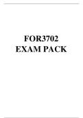 FOR3702 LATEST EXAM PACK 