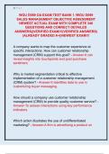 WGU D099 OA EXAM TEST BANK 1 &sol;WGU D099  SALES MANAGEMENT OBJECTIVE ASSESSMENT  NEWEST ACTUAL EXAM WITH COMPLETE 340  QUESTIONS AND CORRECT DETAILED  ANSWERS&vert;&vert;VERIFIED EXAM&excl;&excl;&excl;&lpar;VERIFIED ANSWERS&rpar;  &vert;ALREADY GRADED A&plus;&vert;&vert;NEWEST EXAM&excl;&excl;&excl; 
