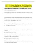IBUS 401 Exam - Bullington &ndash; UofSC-Questions and Answers &vert; 2025&sol;2026 Update &vert; 100&percnt; Correct