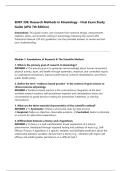 EDKP 396&colon; Research Methods in Kinesiology - Final Exam Study Guide &lpar;APA 7th Edition&rpar;