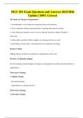 MGT 301 Exam Questions and Answers 2025&sol;2026 Update &vert; 100&percnt; Correct