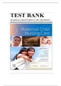 Maternal-Child Nursing Care &ndash; 7th Edition &ndash; Complete Test Bank with Verified Questions and Answers