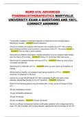 NURS 615&colon; ADVANCED PHARMACOTHERAPEUTICS MARYVILLE UNIVERSITY EXAM 4 QUESTIONS AND 100&percnt; CORRECT ANSWERS