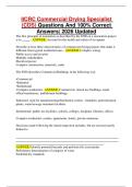 IICRC Commercial Drying Specialist &lpar;CDS&rpar; Questions And 100&percnt; Correct Answers&vert; 2026 Updated