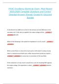 HVAC Excellence Electricity Exam  Most Recent  2025&sol;2026 Complete Questions and Correct  Detailed Answers Already Graded A&plus;&vert;Assured  Success 