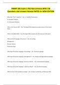 MGMT 301 Exam 1 PSU Ron Johnson With 118 Questions and answers Newest RATED A&plus; NEW EDITION 