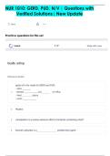 NUR 1010&colon; GERD&comma; PUD&comma; N&sol;V &vert; Questions with  Verified Solutions&vert; New Update
