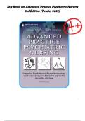 Test Bank &bull; Advanced Practice Psychiatric Nursing&comma; 3rd Edition &lpar;Tusaie & Fitzpatrick&rpar; &mdash; All Chapters &plus; PDF &mdash; PMH‑APRN Exam Prep