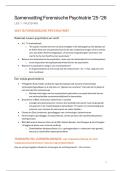 Samenvatting Forensische Psychiatrie '25-'26