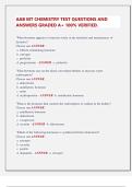 AAB MT CHEMISTRY TEST QUESTIONS AND  ANSWERS GRADED A&plus; 100&percnt; VERIFIED&period; 