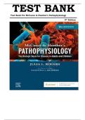 Test Bank for McCance & Huether&rsquo;s Pathophysiology&colon; The Biologic Basis for Disease in Adults and Children 9th Edition by Julia Rogers &vert;ISBN&colon; 9780323789875&vert; Guide A&plus;