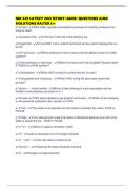 NR 329 LATEST 2026 STUDY GUIDE QUESTIONS AND SOLUTIONS RATED A&plus;