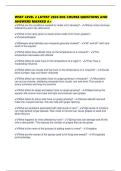 WSET LEVEL 2 LATEST 2026 EOC COURSE QUESTIONS AND ANSWERS MARKED A&plus;