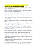 WSET LEVEL 2 LATEST 2026 EXAMINATION SETS QUESTIONS AND ANSWERS MARKED A&plus;