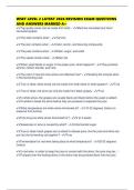 WSET LEVEL 2 LATEST 2026 REVISION EXAM QUESTIONS AND ANSWERS MARKED A&plus;