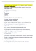 WSET LEVEL 2 LATEST 2026 STUDY GUIDE QUESTIONS AND ANSWERS MARKED A&plus;