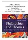 Test Bank For Philosophies and Theories for Advanced Nursing Practice 3rd Edition ISBN NO- ISBN NO-All Chapters Complete Guide&period;pdf