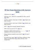 787 ksv Exam Questions with Answers  latest 
