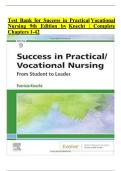 Test Bank for Success in Practical&sol;Vocational Nursing 10th Edition&comma; by Janyce L&period; Carroll&comma; Lisa Collier&comma; All Chapters 1-19 included Graded A &plus; Exam Questions 100&percnt; Correct Answers New Update
