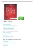 LEWIS'S MEDICAL SURGICAL NURSING 11TH EDITION &vert; ASSESSMENT AND MANAGEMENT OF CLINICAL PROBLEMS &vert; ALL 68 CHAPTERS &vert; VERIFIED QUESTIONS AND CORRECT ANSWERS &lpar;CATEORISED ACCORDING TO COGNITIVE LEVEL&rpar;