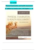 TEST BANK  Physical Examination and Health Assessment   3rd Edition by Carolyn Jarvis&comma; All Chapters 1 - 31