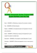 Orthopedic Scribe Training 2025 &ndash; Terminology&comma; Fracture Types&comma; Joint Injuries&comma; Abbreviations & Clinical Notes &vert; Verified Study Manual