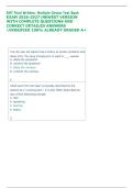 EMT Final Written&colon; Multiple Choice Test Bank  EXAM 2026-2027NEWEST VERSION  WITH COMPLETE QUESTIONS AND  CORRECT DETAILED ANSWERS  VERSIFIED 100&percnt; ALREADY GRADED A&plus;