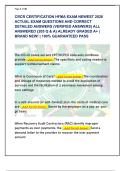 CRCR CERTIFICATION HFMA EXAM NEWEST 2026  ACTUAL EXAM QUESTIONS AND CORRECT  DETAILED ANSWERS &lpar;VERIFIED ANSWERS&rpar; ALL  ANSWERED &lbrace;205 Q & A&rcub; ALREADY GRADED A&plus; &vert;  BRAND NEW&excl; &vert; 100&percnt; GUARANTEED PASS