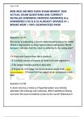 BSN HESI 266 MED SURG EXAM NEWEST 2026  ACTUAL EXAM QUESTIONS AND CORRECT  DETAILED ANSWERS &lpar;VERIFIED ANSWERS&rpar; ALL  ANSWERED &lbrace;125 Q & A&rcub; ALREADY GRADED A&plus; &vert;  BRAND NEW&excl; &vert; 100&percnt; GUARANTEED PASS