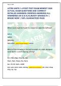 LETRS UNITS 1-4 POST-TEST EXAM NEWEST 2026  ACTUAL EXAM QUESTIONS AND CORRECT  DETAILED ANSWERS &lpar;VERIFIED ANSWERS&rpar; ALL  ANSWERED &lbrace;45 Q & A&rcub; ALREADY GRADED A&plus; &vert;  BRAND NEW&excl; &vert; 100&percnt; GUARANTEED PASS 