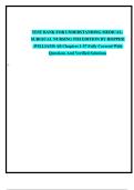 TEST BANK FOR UNDERSTANDING MEDICALSURGICAL NURSING 5TH EDITION BY HOPPER  &comma;WILLIAMS All Chapters 1-57 Fully Covered With  Questions And Verified Solutions