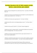 PetroBowl Questions 101-157 With complete solution RATED A&plus; NEW EDITION 100&percnt; CORRECT 