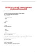 CROSSFIT L1 &lpar;What Is Fitness&rpar; Questions with Correct Answers