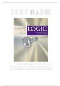 TEST BANK FOR A CONCISE INTRODUCTION TO LOGIC 13TH EDITION BY PATRICK J&period; HURLEY&comma; LORI WATSON