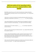 G300 Intermediate ICS for Expanding Incidents Questions and answers Updated RATED A&plus; NEW EDITION 