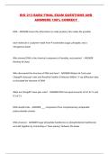BIO 213 BABU FINAL EXAM QUESTIONS AND ANSWERS 100&percnt; CORRECT 
