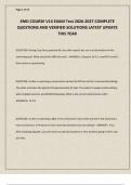 EMD COURSE V14 EXAM Test 2026-2027 COMPLETE QUESTIONS AND VERIFIED SOLUTIONS LATEST UPDATE THIS YEAR