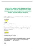 TCOLE &lpar;TEXAS COMMISSION ON LAW ENFORCEMENT&rpar;  LICENSING EXAM&comma; PRACTICE EXAM AND STUDY GUIDE  2025-2026 ACTUAL EXAM 500 QUESTIONS AND CORRECT  DETAILED ANSWERS&vert;ALREADY GRADED A&plus;