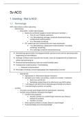 samenvatting ACO obv slides en lesnotities