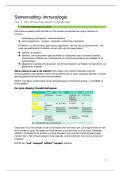 samenvatting immunologie 2e jaar BMW
