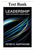 Test Bank For Introduction to Leadership Concepts and Practice 7th Edition By Peter G&period; Northouse ISBN&colon;9781483317533 All Chapters Covered &vert; Question with Correct Answers