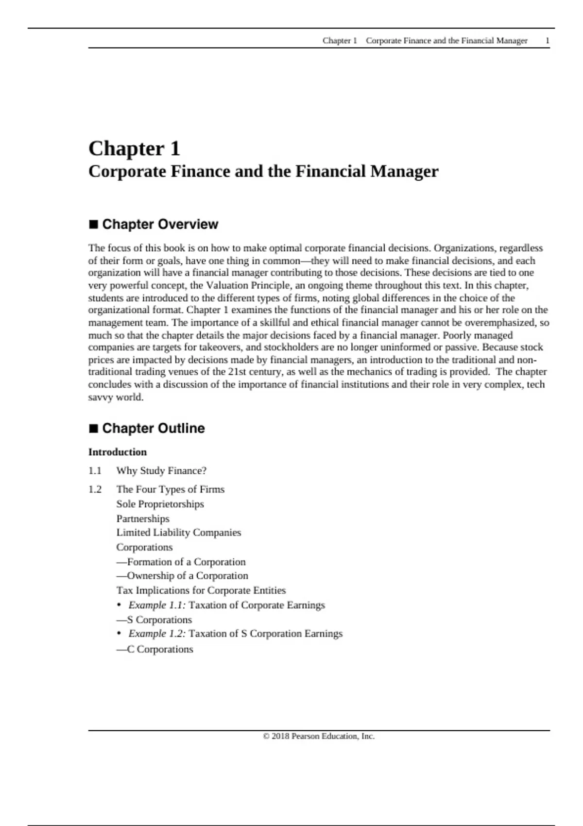 Summary solutions manual, textbook answers: Fundamentals of Corporate ...