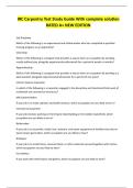 IRC Carpentry Test Study Guide With complete solution RATED A&plus; NEW EDITION