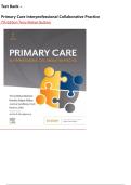 Test Bank - Primary Care Interprofessional Collaborative Practice 7th Edition Terry Mahan Buttaro&comma; All Chapters Included&comma; Latest Guide A&plus;