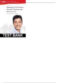 Test Bank for Managing Performance through Training and Development 8th Edition Saks &vert; Complete Chapter Questions & Answers
