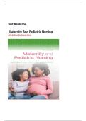 Test Bank For Maternity and Pediatric Nursing 5th Edition by SUSAN RICCI &lpar;All Chapters included&rpar;2026