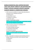 GEORGIA RESIDENTIAL BASIC CONTRACTOR EXAM  LATEST 2026 UPDATE COMPLETE 100 QUESTIONS AND  CORRECT DETAILED ANSWERS &lpar;VERIFIED ANSWERS&rpar;  &vert;ALREADY GRADED A&plus;&vert;&vert;BRAND NEW VERSION&excl;&excl; 