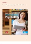 TEST BANK  Essentials of Understanding Psychology 14th Edition by Robert Feldman